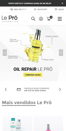 Case de desevolvimento de sites, lojas virtuais e landing pages em Bauru