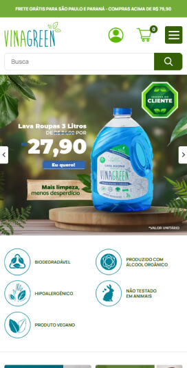 Case de desevolvimento de sites, lojas virtuais e landing pages em Bauru